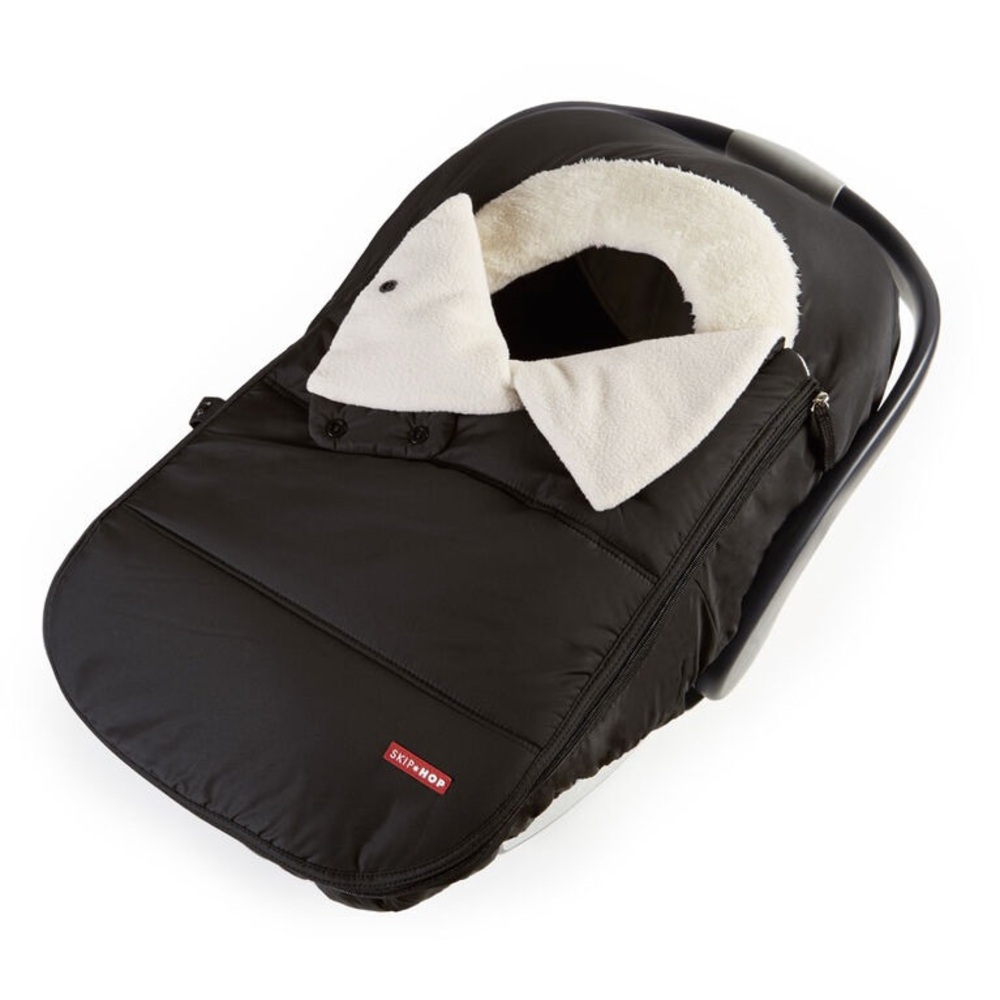 Skip Hop Black and White baby Car Seat Cover